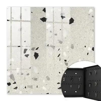 Graues Muster mit geometrischen Formen
