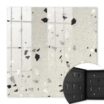 Graues Muster mit geometrischen Formen