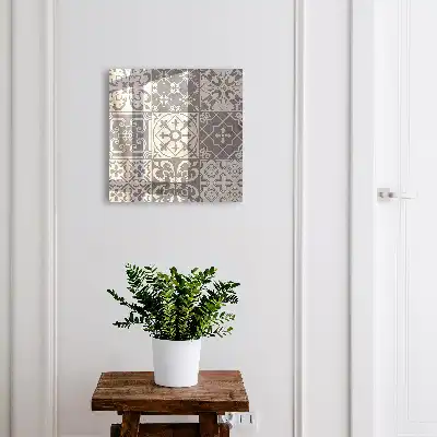 Mosaik aus Grautonmustern