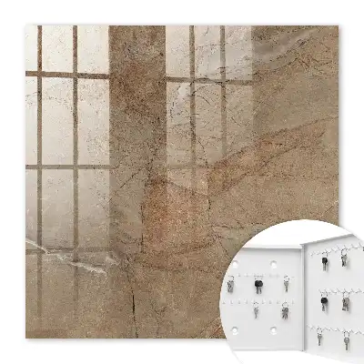 Wandbild mit Steintextur und eleganten Linien