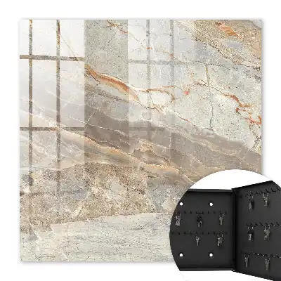 Wandbild in eleganter Marmoroptik