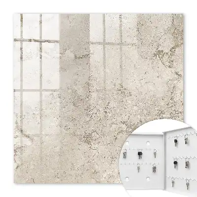 Beige Tapete mit natürlicher Struktur