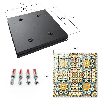 Geometrisches Mosaik mit Mustern