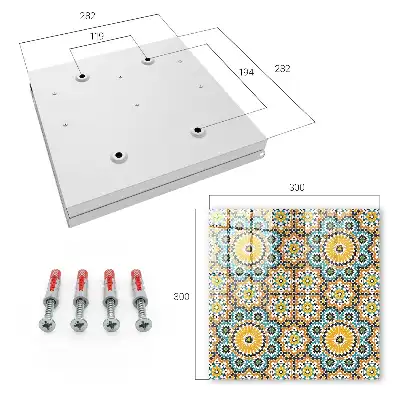 Geometrisches Mosaik mit Mustern