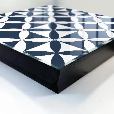 Geometrische Eleganz in einem kontrastierenden Arrangement