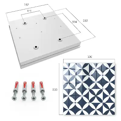 Geometrische Eleganz in einem kontrastierenden Arrangement