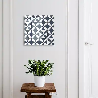 Geometrische Eleganz in einem kontrastierenden Arrangement