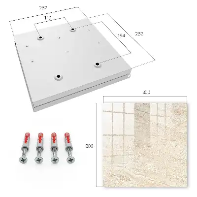 Wandbild mit beigen Wellen in warmer Textur