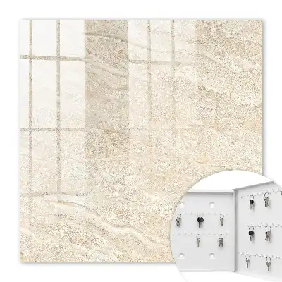 Wandbild mit beigen Wellen in warmer Textur