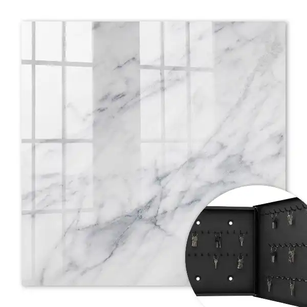 Marmor-Eleganz auf weißem Hintergrund