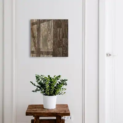 Braunes Holz mit ausgeprägter Maserung