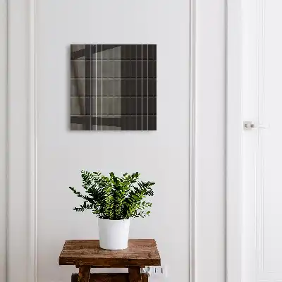 Komposition aus schwarzen Rechtecken