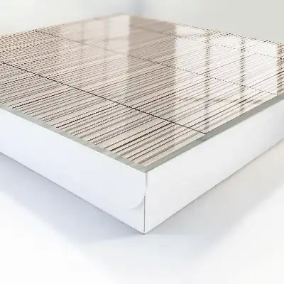 Minimalismus der Linienführung in dezentem Beige