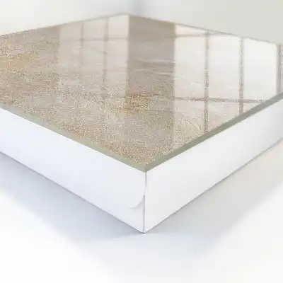 Mineralische Eleganz auf weißem Hintergrund