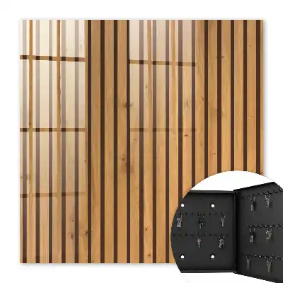 Holzwand mit natürlichem Muster