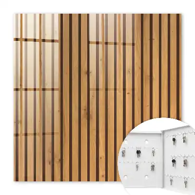 Holzwand mit natürlichem Muster