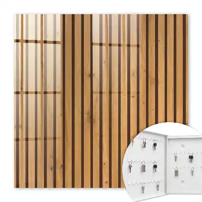 Holzwand mit natürlichem Muster