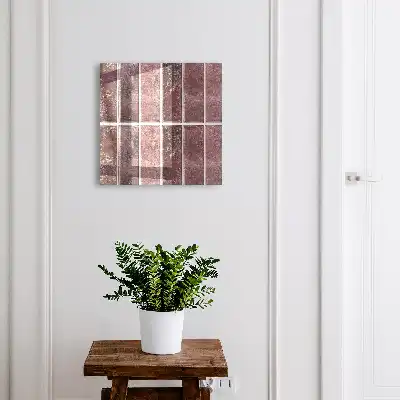 Burgunderfarbene Fliesen mit eleganter Textur