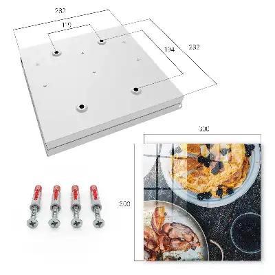 Hausgemachtes Frühstück mit Speck vom Holzfeuer