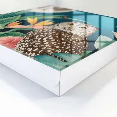 Exotische Pflanzenlandschaft bei Nacht