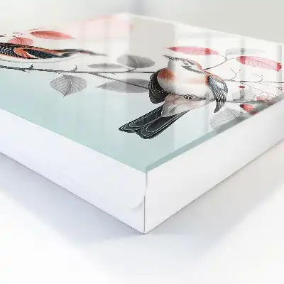 Vögel, Natur, pastellfarbener Hintergrund