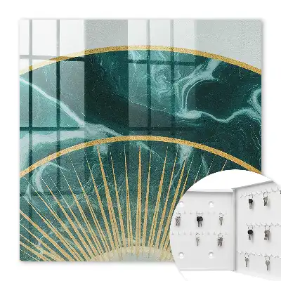 Elegante Harmonie mit Marmorhintergrund