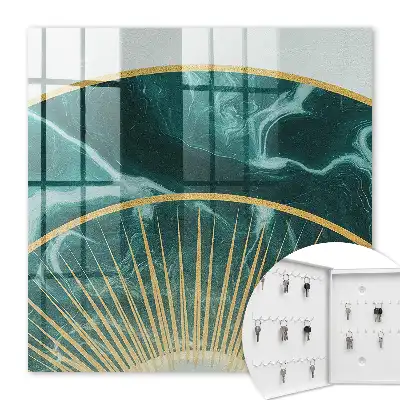 Elegante Harmonie mit Marmorhintergrund