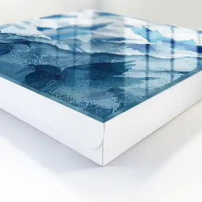 Aquarell: Vögel im Flug
