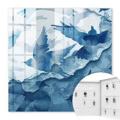 Aquarell: Vögel im Flug