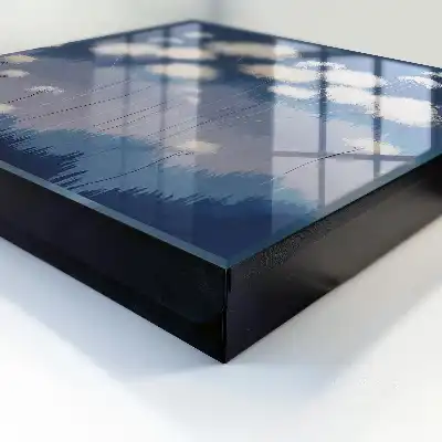 Löwenzahn der blauen Landschaft