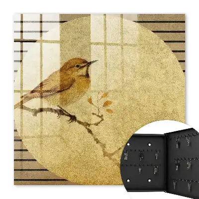 cremefarbener Vogel