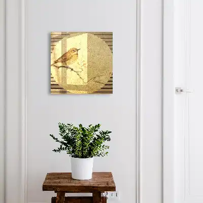 cremefarbener Vogel