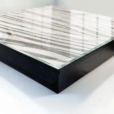 Wellen aus grauen Linien der Harmonie