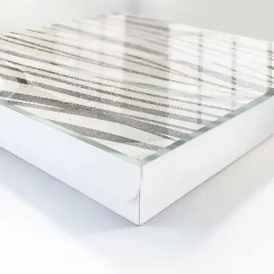 Wellen aus grauen Linien der Harmonie