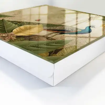 Exotische Landschaft aus Laubpflanzen