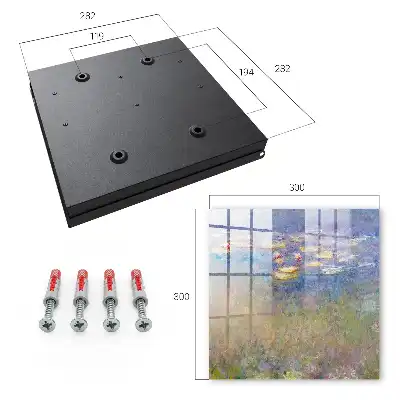 Lilien im Hintergrund