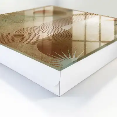 Geometrische Formen in Erdtönen