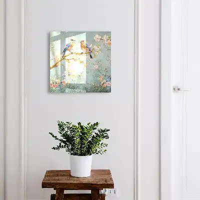Frühlingsszene inmitten der Blumen
