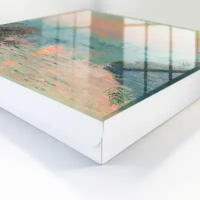 Romantische Landschaft in Pastellfarben