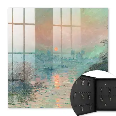 Romantische Landschaft in Pastellfarben