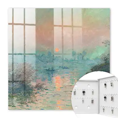 Romantische Landschaft in Pastellfarben