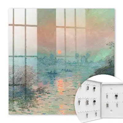 Romantische Landschaft in Pastellfarben