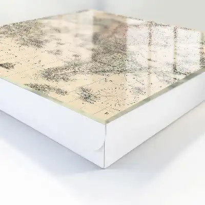 Weltkarte mit Kontinenten und Schiffen