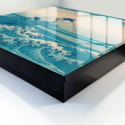 Kunst von Fischer und den Wellen