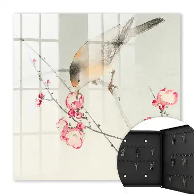 Vogelblumen subtiler Stil
