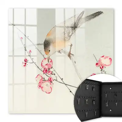 Vogelblumen subtiler Stil