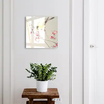 Vogelblumen subtiler Stil