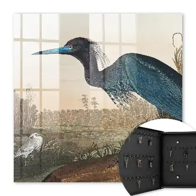 Ein exotischer Vogel voller Vegetation