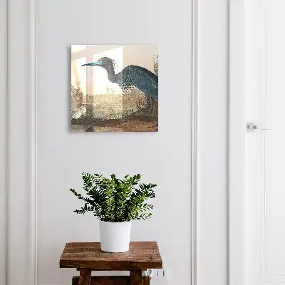 Ein exotischer Vogel voller Vegetation