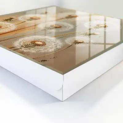 Löwenzahn in Beige und Weiß